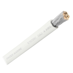 Pacer Marine WUL4WH-100 4 AWG White - 100 foot