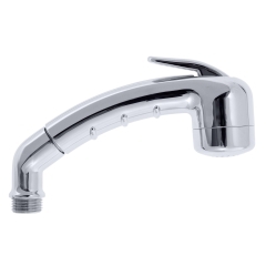 Small Marine Sprayer with Elbow, No Hook, Chrome | Ambassador Marine 138-0003-CP