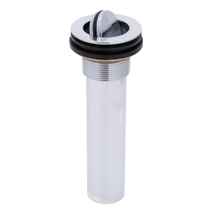 1-1/2 inch Flip Drain (no Overflow), Straight, 1-1/4 inch Sweat (Chrome) | Ambassador Marine S01-0311-CP-R