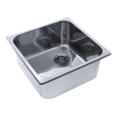 Rectangle Sink (Ultra-Mirror Finish) 304 Stainless Steel, 2 inch Drain, SoundKOTE | Ambassador Marine S44-4614-UM-R