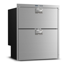 Vitrifrigo DW210IXN1-EXI-1 6.3 cubic foot Double Drawer Freezer with Ice Maker