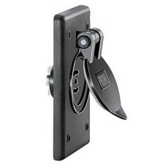 HUBB-PH6597 Black polycarbonate rectangular telephon