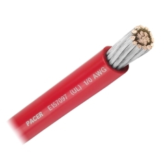 1/0 AWG Red - 100 foot | Pacer Marine WUL1/0RD-100