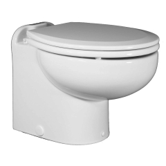 Raritan 221HF Series Fresh Water Marine Elegance Toilet w/Flush Control - Straight Back Bowl
