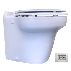 Raritan 241EF024 Marine Elegance White Freshwater Toilet with Smart Control 
