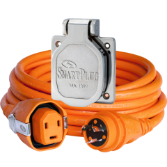 SmartPlug C30503BM30NT 30 Amp 125 Volt 50-Foot Cordset with Stainless Steel Inlet