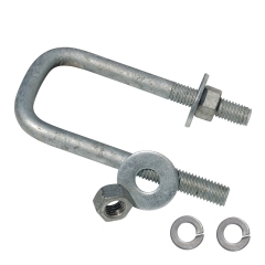Galvanized Square U-Bolt - 1/2 x 1-9/16 x 4-1/16 inch | Tie Down Engineering 86221